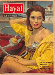 HAYAT DERGİSİ 2 Temmuz 1964 Sayı: 28 - Kapak: Rossano Schaffino - İstanbul'da 10 Bin Kişi Televizyon Seyrediyor - Gina Lollobrigida: Asalete Hayranım NDR88987 - Gökçekoleksiyon