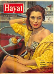 HAYAT DERGİSİ 2 Temmuz 1964 Sayı: 28 Kapak: Rossano Schiaffino - Vaktiyle Bir Lili Marleen Vardı NDR88553 - Gökçekoleksiyon