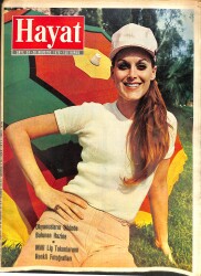 HAYAT DERGİSİ 20 Ağustos 1970 - Kapak Allessandra Tarasco, Brigitte Bardot ve Gunther Sachs, İzmir NDR88397 - Gökçekoleksiyon