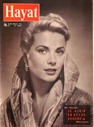 Hayat Dergisi 20 Nisan 1956 No.3 - Kapak Grace Kelly - 20. Asrın En Büyük Düğünü Nasıl Hazırlandı 