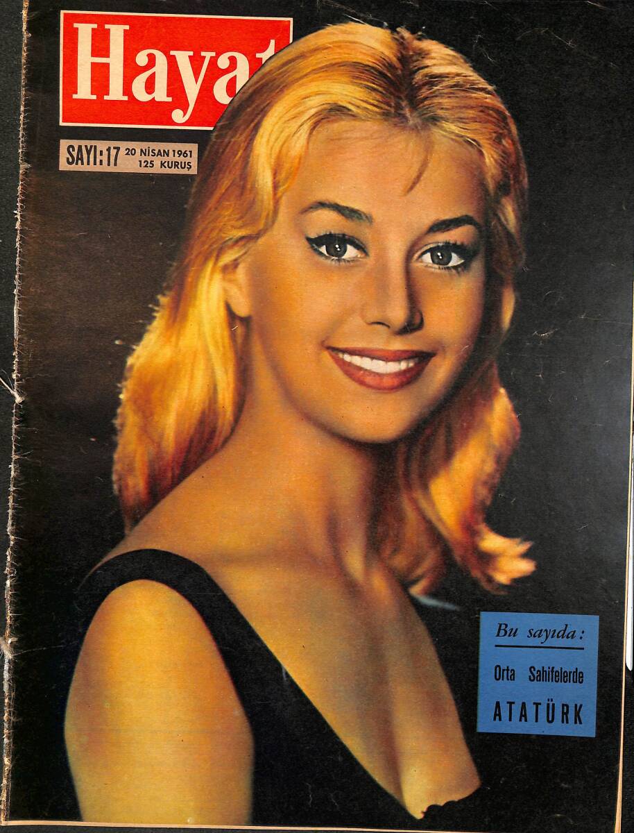 Hayat Dergisi – 20 Nisan 1961 – Sayı: 17 , Poster: Mustafa Kemal Atatürk NDR98432 - 1