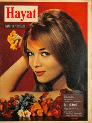 HAYAT DERGİSİ 21 Mart 1963 Sayı : 13 - Kapak : Agnes Laurent - Tarabya'da ki İngiliz Sefarethanesi NDR88777 - Gökçekoleksiyon