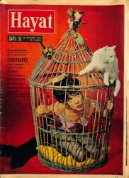 HAYAT DERGİSİ 22 Ağustos 1963 Sayı: 35 Kapak: Amanda Barbie - Avrupalı Güzeller Amerika'yı Fethetti - Fenerbahçe Kadrosu Tablosu NDR88534 - Gökçekoleksiyon