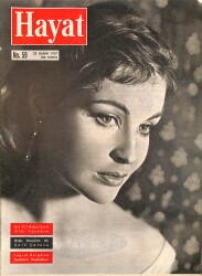 Hayat Dergisi 22 Kasım 1957 No.59 - Kapak: Yvonne Furneaux & Ingrid Bergman, Saadetini Kaybediyor & Doğu Bayazıtta Bir Şark Şatosu NDR98457 - Gökçekoleksiyon