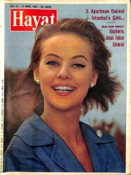 HAYAT DERGİSİ 22 Mayıs 1969 Sayı:22 - Kapak: Anita Soeberg - Türk Siyaset Tarihinin En Uzun Dargınlığı Sona Erdi - Türk Güreşinin Bir Çoban Mehmet'i NDR88515 - Gökçekoleksiyon