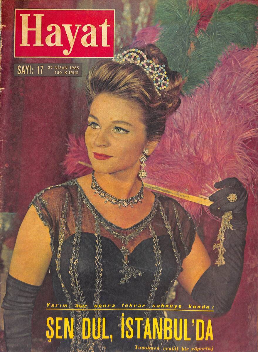Hayat Dergisi 22 Nisan 1965 Sayı:17 - Gunther Sachs, Brıgıtte - Jean Harlow - Virna Lisi NDR87798 - 1