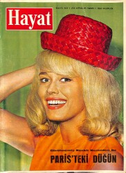 HAYAT DERGİSİ 23 Aralık 1965 Sayı:52 - Kapak:Hannelaure Auer - Ölümden Sonra Yaşayan Gözler! - Pariste'ki Düğünde Dedikodusu Hala Devam Ediyor! NDR88660 - Gökçekoleksiyon
