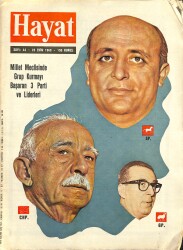 HAYAT DERGİSİ 23 Ekim 1969 Sayı: 44 - Kapak: Parti Liderleri, Millet Meclisinde Grup Kurmayı Başaran 3 Parti Ve Liderleri - 19. Yüzyılda İstanbul Posteri NDR88434 - Gökçekoleksiyon