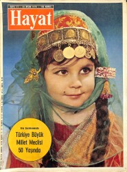 HAYAT DERGİSİ 23 Nisan 1970 Sayı:17 - Kapak: 23 Nisan Kutlu Olsun - 20. Yüzyılda Bin Bir Gece Düğünü - Dormen Sahnesinde Hayat Gecesi... NDR88621 - Gökçekoleksiyon