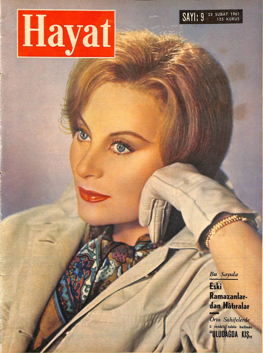 Hayat Dergisi – 23 Şubat 1961 – Sayı: 9 , Kapak: Michele Morgan NDR98439 - 1