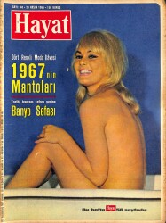 HAYAT Dergisi 24 Kasım 1966 Sayı: 48 - Kapak: Eva Abrahamson - Cahide'nin Romanı - Raquel Kocasının Kucağında NDR89635 - Gökçekoleksiyon