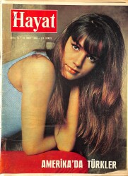 HAYAT DERGİSİ 24 Mart 1966 Sayı: 13 - Kapak: Catherine Spaak - Amerika'da Türkler - Sis Bombaları Patlarken Prenses Gülümsüyordu! NDR88673 - Gökçekoleksiyon