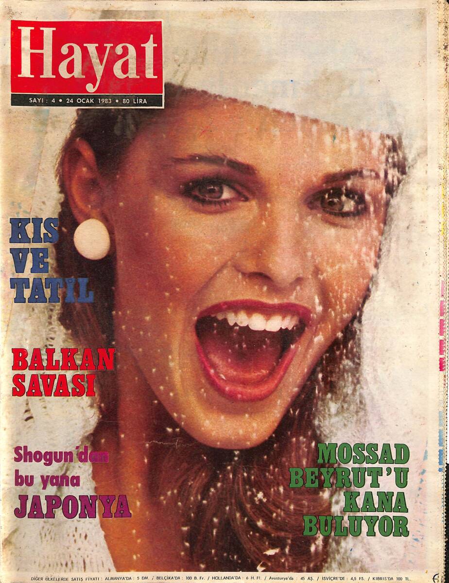 HAYAT Dergisi 24 Ocak 1983 Sayı : 4 - Antonov Ve Çelenk Serbest Bırakılacak - S. Demirel Ve Nikâh Şahitliği Rekoru NDR89615 - 1