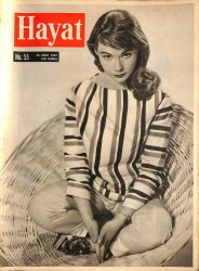 Hayat Dergisi 25 Ekim 1957 Sayı 55 - Hüseyin Cahit Bu Masada 50 Sene Yazmıştı NDR78489 - Gökçekoleksiyon