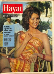 HAYAT DERGİSİ 25 Haziran 1964 Sayı: 27 Kapak: Danille Dupence - New York Dünya Fuarında Türk Paviyonu NDR88552 - Gökçekoleksiyon
