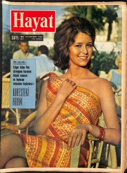 HAYAT DERGİSİ 25 Haziran 1964 Sayı: 27 - Kapak: Danille Dupence - Sophia'nın Öbür Yüzü - Zekası Müsait Olmadığı İçin Askere Bile Alınmayan Clay NDR88988 - Gökçekoleksiyon