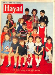HAYAT DERGİSİ 25 Nisan 1968 Sayı:18 - Kapak: Yarının Büyükleri - Nesiller Arasında Görüş Farkları - Ankara'da Para Basıyorlar! NDR88662 - Gökçekoleksiyon