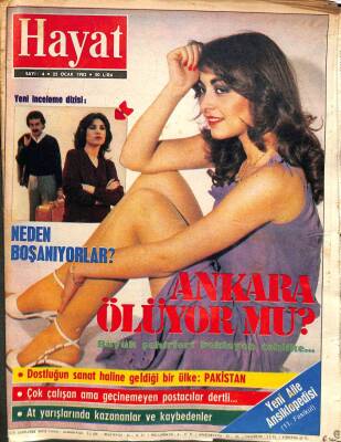 HAYAT DERGİSİ 25 Ocak 1982 Sayı4 - Gülşen Bubikoğlu Ve Kadın Erkek Eşitliği, Hitler Vahşeti, Füsun Önal, Nükhet Duru, Fatma Girik Yıllardan Korkmuyor NDR74338 - 1