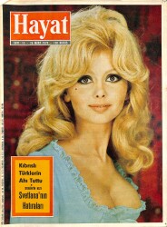 HAYAT DERGİSİ 26 Mart 1970 Sayı : 13 - Kapak : France Anglade - Hülya Koçyiğit'in Annesi , Damadı Fenerbahçeli Futbolcu Selim Soydan'a Toz Kondurmuyor NDR88525 - Gökçekoleksiyon