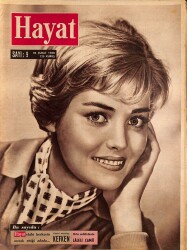 HAYAT Dergisi 26 Şubat 1960 Sayı: 9 - Kapak: Sabine Bethmann - Gemici Mezarlığı Kefken Adası NDR89688 - Gökçekoleksiyon