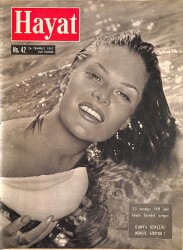 Hayat Dergisi 26 Temmuz 1957 No.42 - Kapak: Belinde Lee & 23 Temmuz 1911 Büyük İstanbul Yangını NDR98474 - Gökçekoleksiyon