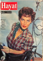 Hayat Dergisi 27 Aralık 1957 No.64 - Kapak: Ava Gardner - Sultanahmet Çeşmesini Viyana'ya Götüren Adam NDR98452 - Gökçekoleksiyon