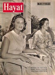 Hayat Dergisi 27 Eylül 1957 No.51 - Kapak: Prenses Fazıla ve Prenses Hanzade & Marilyn Monroe Hastalandı NDR98465 - Gökçekoleksiyon