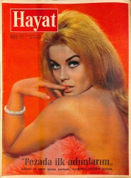 HAYAT DERGİSİ 27 Mayıs 1965 Sayı: 22 Kapak: Ann Marget - Cannes'da Adet Yerini Buldu - Fatih'in Ayasofya'ya Girişi Tablosu NDR88544 - Gökçekoleksiyon