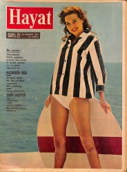 HAYAT DERGİSİ 28 Haziran 1962 Sayı: 27 - Kapak: Katya Dougles - Sinatra, Monte Carlo'daki Toplantıda Şarkı Söylerken, Prenses Grace'nin Gözleri Doldu NDR88971 - Gökçekoleksiyon