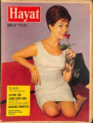 HAYAT Dergisi 28 Şubat 1963 Sayı: 10 - Kapak: Daniele Santoine - Atatürk İçin Canını Veren Kadın - Hz. Muhammed'in Kılıcı NDR89276 - Gökçekoleksiyon