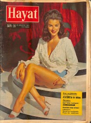 HAYAT DERGİSİ 29 Ağustos 1963 Sayı: 36 Kapak: Jennifer Jane - Arnavutköy Karakolunda Eski Bir İmparatoriçe NDR88555 - Gökçekoleksiyon