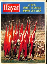 HAYAT DERGİSİ 29 Mayıs 1969 Sayı: 23 - Kapak: 27 Mayıs'ı Kutluyoruz - Adana'da Şenlik Vardı , Ama Tartışma Da Eksik Değildi! NDR88514 - Gökçekoleksiyon