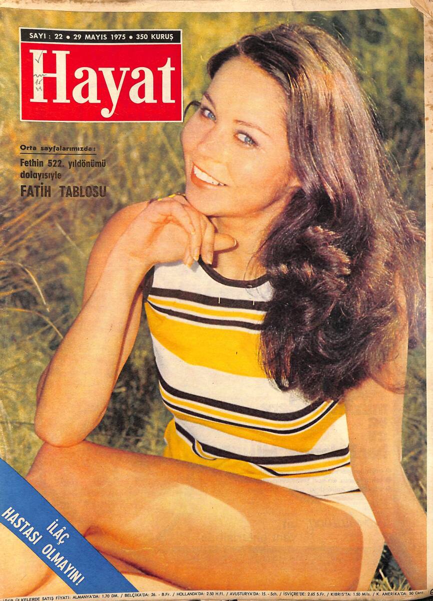 HAYAT Dergisi 29 Mayıs 1975 Sayı: 22 - Balıkesir'de Bayram - Keban Bol Suyla Doldu NDR89725_Kopya(1) - 1