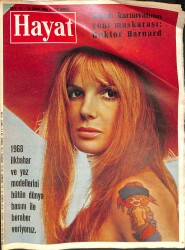HAYAT DERGİSİ 29 Şubat 1968 - Kapak Florence Jaeckin, Rex Harrison, Just Jaeckin NDR88402 - Gökçekoleksiyon