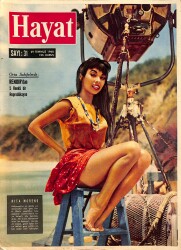 HAYAT Dergisi 29 Temmuz 1960 Sayı: 31 - Kapak: Rita Moreno - İnönü'nün Atlattığı Kaza - Cüneyt Gökçer NDR89684 - Gökçekoleksiyon
