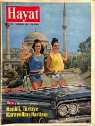 HAYAT Dergisi 3 Ağustos 1967 Sayı: 32 - New York'ta Türkler Eğleniyor - Texas'ın Kaplan Kadını - Başkan Johnson'la Hafta Sonu NDR88583 - Gökçekoleksiyon