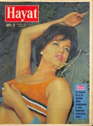 HAYAT DERGİSİ 3 Eylül 1964 Sayı:37 - Kapak:Heıdı Strohl - Beatles'lerin Dönüşünde Liverpool Şehri Yeniden Oynadı - Prenses Süreyya Erkeklere Güvenmiyo NDR88624 - Gökçekoleksiyon