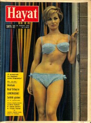 HAYAT DERGİSİ 30 Temmuz 1964 Sayı: 32 - Kapak: Sylvia Gabel - Hiroşima Pilotunun Acı Kaderi NDR88446 - Gökçekoleksiyon