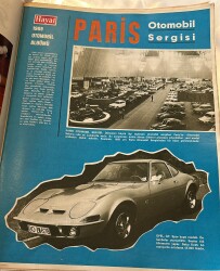 HAYAT DERGİSİ 31 Ekim 1968 Sayı : 45 - 1969 Otomobil Albümü * Opel GT - Chevrolet Camaro - Dodge Dart - Chrysler 300 - Dodge Charger NDR88773 - 4