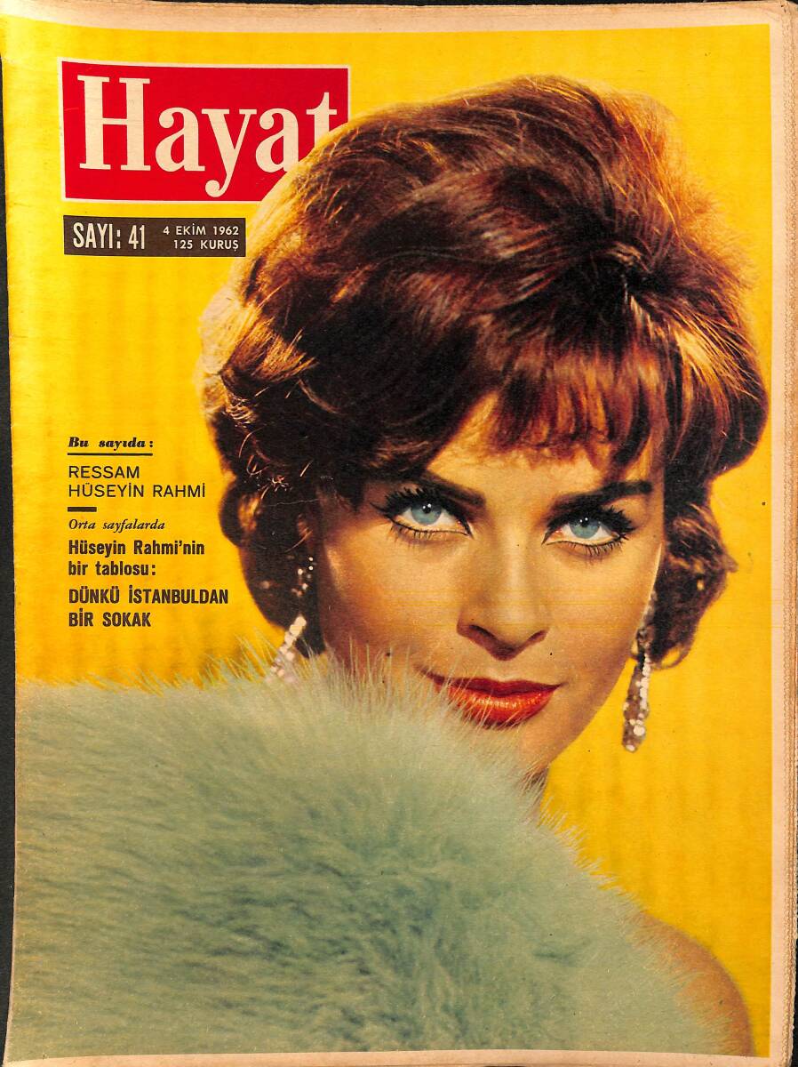 HAYAT DERGİSİ 4 Ekim 1962 Sayı: 41 - Kapak: Senta Berger - Jamet Leigh Saadete Kavuştu - Yakında Anne Olacaklar: Prenses Margaret, Kraliçe Farah NDR88943 - 1