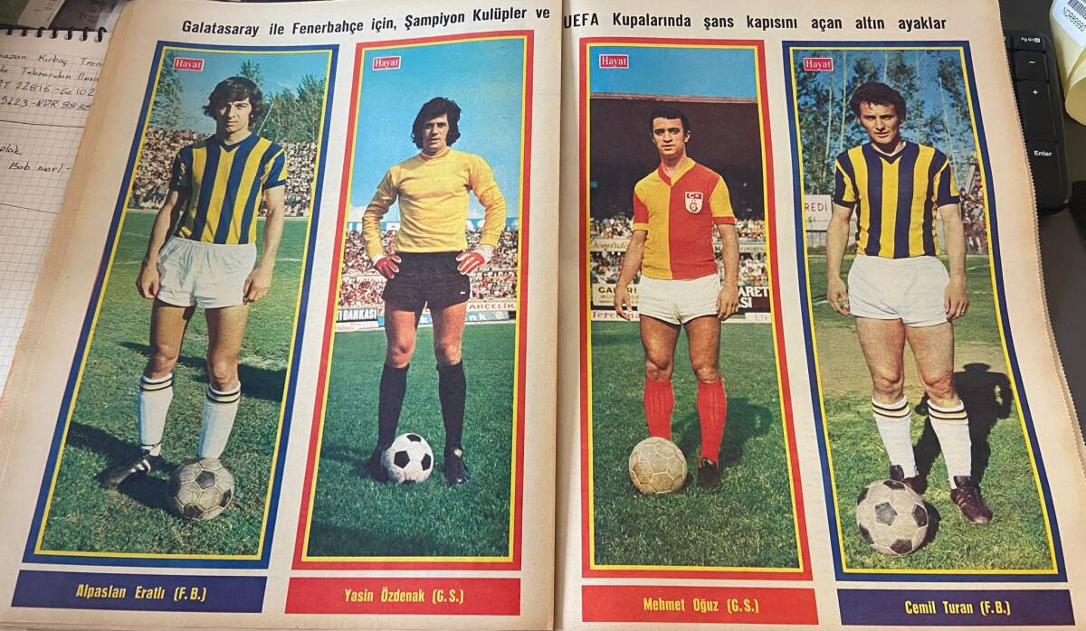 Hayat Dergisi 4 Ekim 1973 Sayı:41 - Marie France Pisier- Eskişehirspor Takımı Posteri - Cemil Turan,Mehmet Oğuz,Yasin Özdenak, Alpaslan Eratlı Posteri NDR89990 - 3