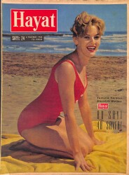 HAYAT Dergisi 4 Haziran 1964 Sayı: 24 - Kapak: Pia Padugne - Prenses İrene Ve Prens Carlos Hugo'nun Balayı Cenneti NDR88991 - Gökçekoleksiyon