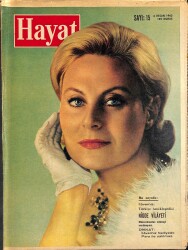 HAYAT DERGİSİ 4 Nisan 1963 Sayı : 15 - Kapak : Michele Morgan - Ünlü Yıldızların Çocukları da Şöhret Yolunda NDR88781 - Gökçekoleksiyon