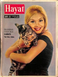 HAYAT DERGİSİ 5 Ağustos 1960 Sayı: 32 - Kapak: Macha Meril - Atatürk Kız Lisesinin Bir Amerikalı Mezunu - Sophia Loren, Milyoner Kadın Rolünde NDR88911 - Gökçekoleksiyon