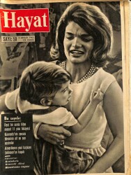 HAYAT DERGİSİ 5 Aralık 1963 Sayı: 50 Kapak: Jacqueline Kennedy - Resimlerle Kennedy Ailesi - Atatürk'ün Aramızdaki Son Günleri NDR88535 - Gökçekoleksiyon