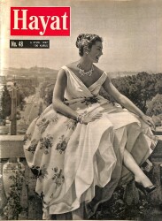 Hayat Dergisi 6 Eylül 1957 No.48 - Kapak: Esther Williams & Afganistan Kralı Yurdumuzda & 1922 Türk Ordusu İzmir'e ilerlerken NDR98468 - Gökçekoleksiyon