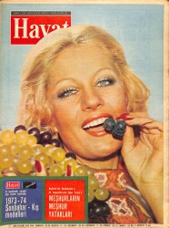 Hayat Dergisi 6 Eylül 1973 Sayı:37 - Kapak: Emel Sayın - Prenses Süreyya 