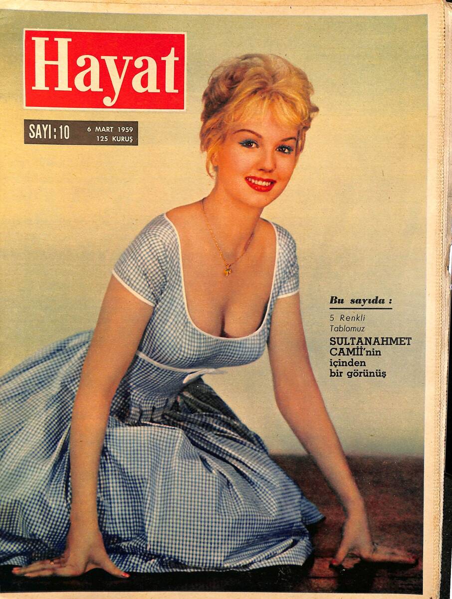 HAYAT Dergisi 6 Mart 1959 Sayı: 10 - Menderes'in Dönüşü - Yıldızlar Ne Alemde NDR96170 - 1