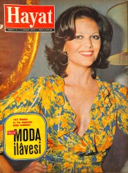 Hayat Dergisi 7 Mart 1974 Sayı: 11 - Kapak: Claudia Cardinale - Claudia Cardinale Marmaris'e Yerleşiyor - Her Taşın Altından Bir Yahudi Çıkıyor NDR96419 - Gökçekoleksiyon