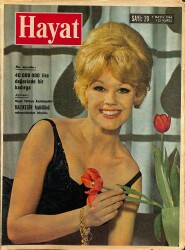 HAYAT DERGİSİ 7 Mayıs 1964 Sayı: 20 Kapak: İncela Brinder - Kıbrıs'ta Savaş Devam Ediyor NDR88480 - Gökçekoleksiyon